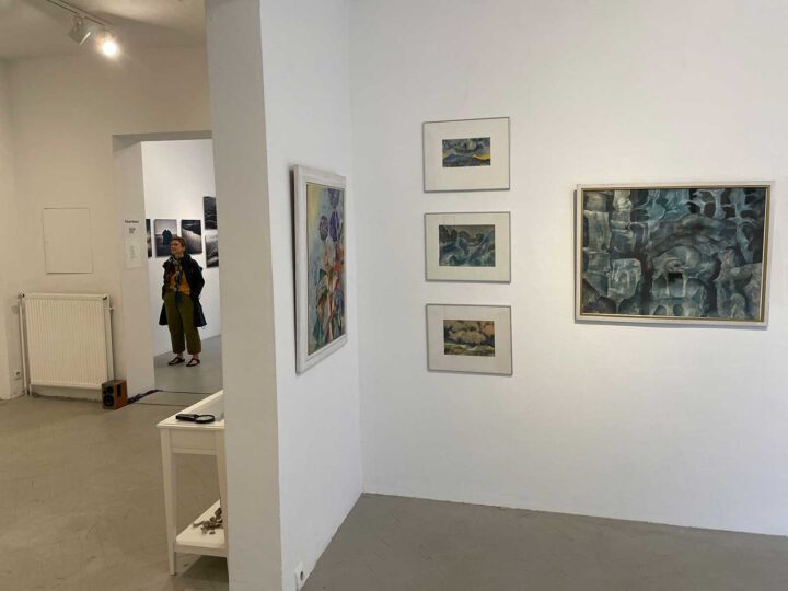 Ausstellung von Franz und Florian Reckert in der Frise. Ausstellungsansicht