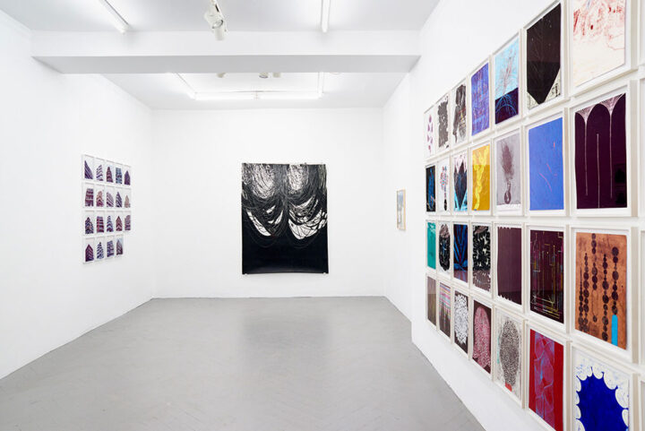 Ausstellungsansichten-Erratische Blöcke-Brandis-Canham in der Frise