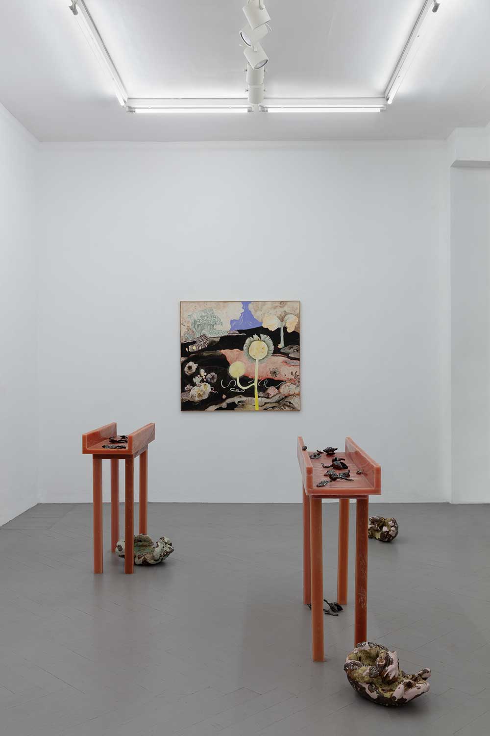 Sylvie Ringer und Si-Ying Fung. Ansichten der Ausstellung im Künstlerinnenhaus Frise